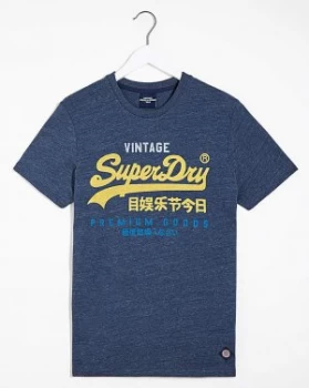 Image of Superdry Vintage Tri Colour Logo T-Shirt