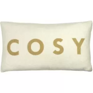 Image of Furn Shearling Motif Sheared Fleece Cushion Cover, Cosy, 30 x 50 Cm