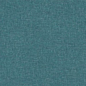 Image of Arthouse Linen Texture Teal Wallpaper 10.05m x 53cm