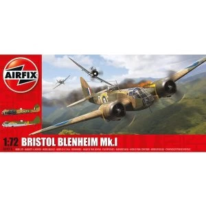 Image of Bristol Blenheim Mk.1 Series 4 1:72 Air Fix Model Kit