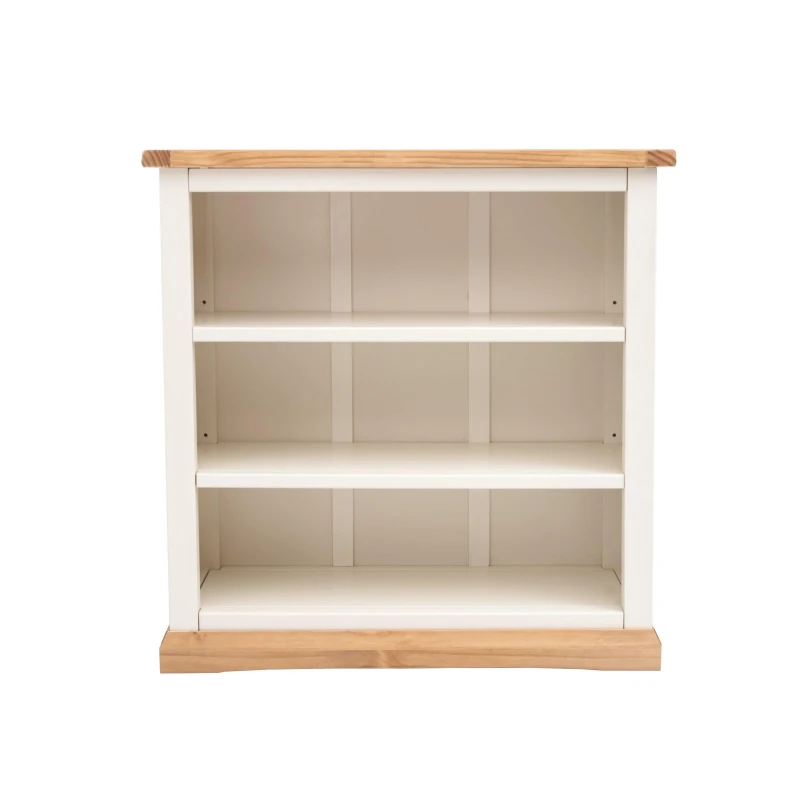 Image of Cabinet Bits Bookcase with plinth 90x90x30cm in Off-White Size: 90 x 90 x 30cm Off-White Unisex 90 x 90 x 30 cm