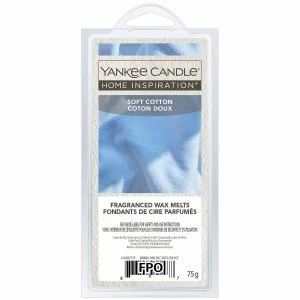 Image of Yankee Home Inspirations Wax Melts Soft Cotton, White
