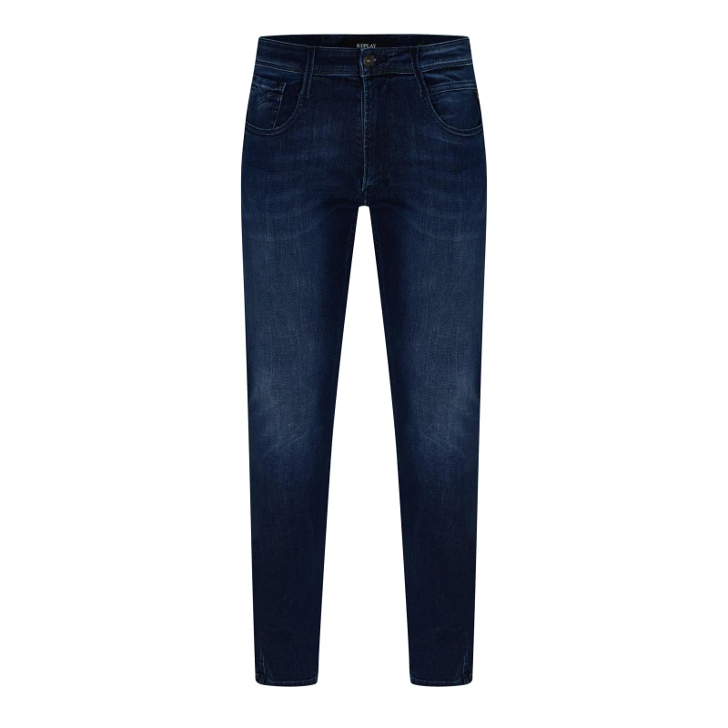 Image of Replay PowerStretch Anbass Slim Fit Jean - Blue Blue 30 S