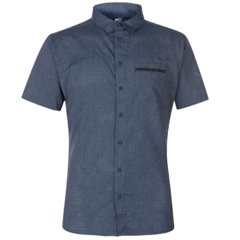 Image of Millet Arpi Short Sleeve Shirt Mens - Blue