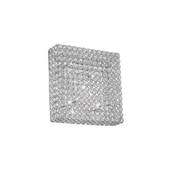 Image of Admiral 6 Light Indoor Square Medium Flush Light Chrome, G9