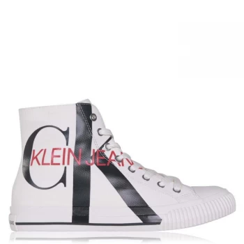 Image of Calvin Klein Jeans Joam Lace Up Trainers - Black