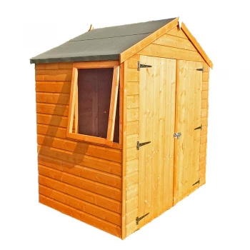 Image of Shire Bute Shiplap Apex Shed - 6ft x 4ft (1790mm x 1190mm)