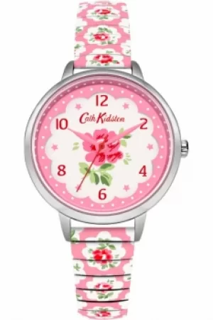 Image of Ladies Cath Kidston Provence Rose Pink Expander Watch CKL030WP
