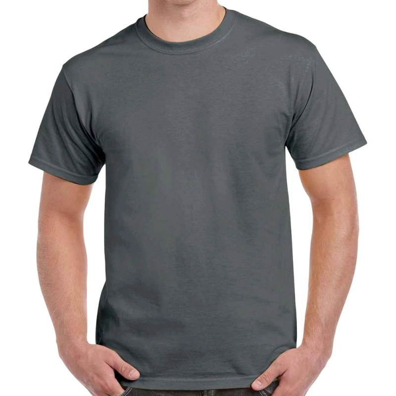 Image of Gildan Mens Heavy Cotton T-Shirt in Charcoal Size: 3XL Charcoal Male 3XL