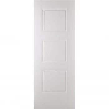 Image of Amsterdam Internal Primed White 3 Panel Fire Door - 686 x 1981mm
