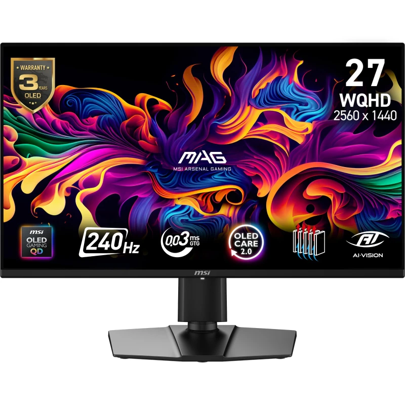 Image of MSI MAG 274QP QD-OLED X24 computer monitor 67.3cm (26.5") 2560 x