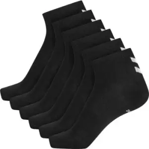 Image of Hummel Chevron 6 Pack of Socks - Black