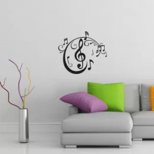 Image of DSK-55 Black Decorative Wall Sticker