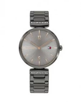 Image of Tommy Hilfiger Grey Face Grey Bracelet Watch