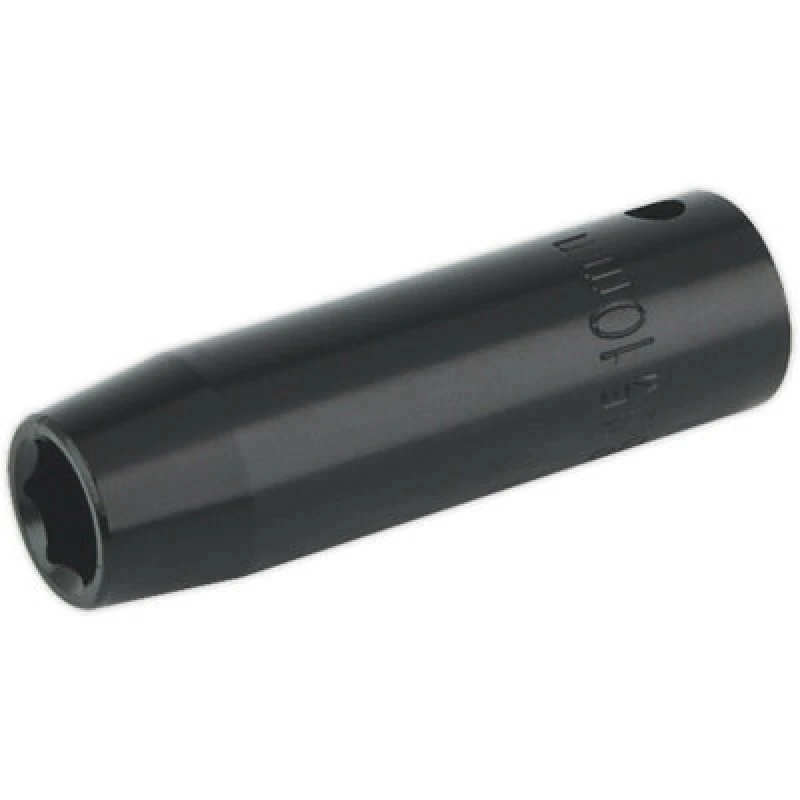 Image of Loops 10mm Forged Deep Impact Socket - 3/8 Inch Sq Drive Chrome Vanadium Wrench Socket Multi