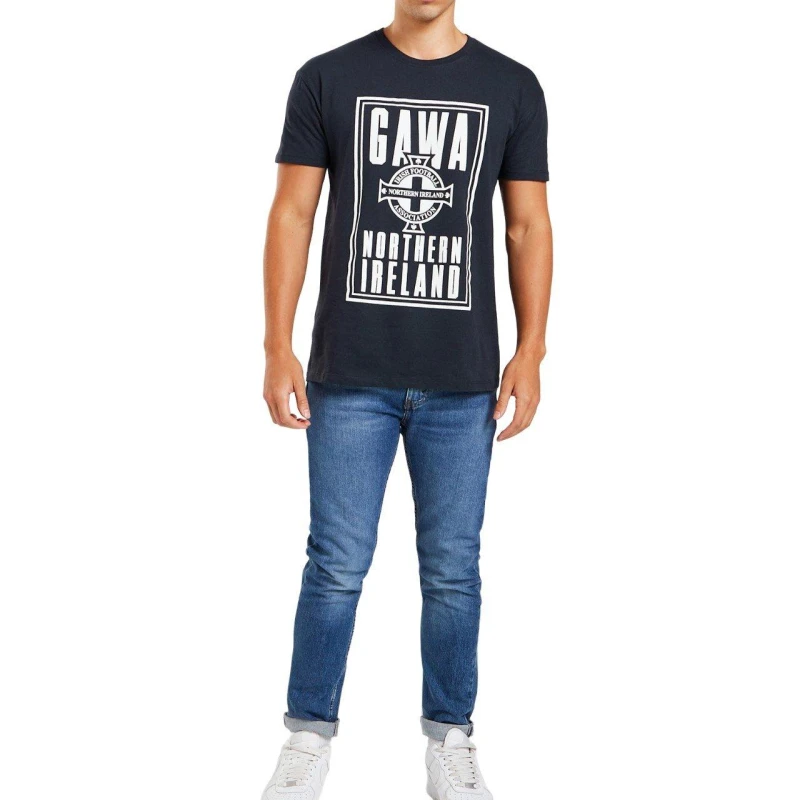 Image of Source Lab Northern Ireland GAWA T-Shirt Mens - Blue Blue S