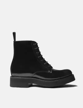 Image of Womens Grenson Denver Boot (Hi Shine Leather) - Black
