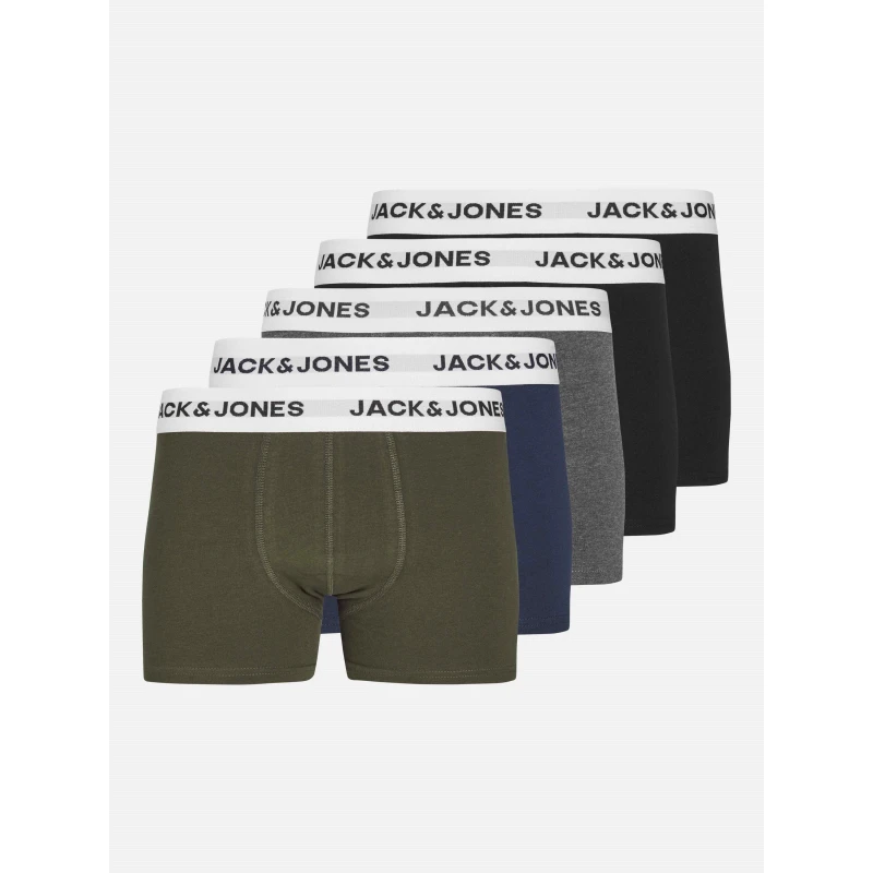 Image of Jack and Jones Kids White Waistband Trunks Black male 10 Years