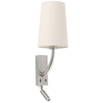 Image of Faro REM - Reading Light Wall Light Nickel, E27