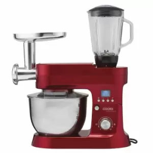 Image of Cooks Professional G1185 Multi-function 1200W Stand Mixers - Red