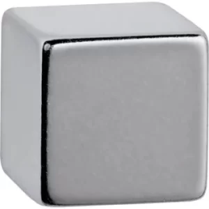 Image of Maul Neodym magnet (W x H x D) 15 x 15 x 15mm Cube Silver 6169396