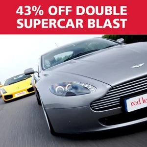 Image of Red Letter Days 43 percent off Double Supercar Blast