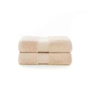 Image of Deyongs Bliss Pima 2 Pack Bath Towel - Biscuit