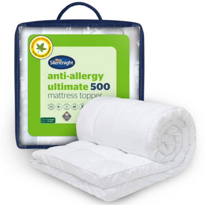 Image of Silentnight Anti Allergy Ultimate 5Cm Mattress Topper - Double