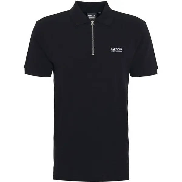 Image of Barbour International Albury Polo Shirt - Black L