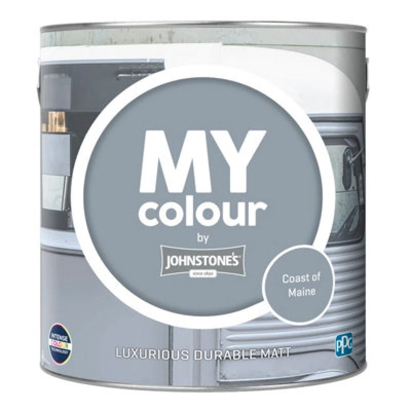 Image of Johnstone's My Colour Durable Matt Paint Coast Of Maine - 2.5L