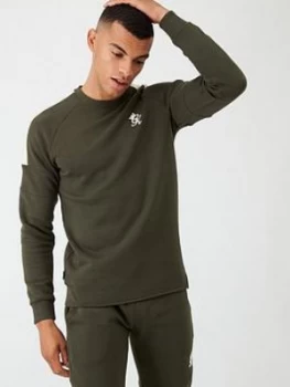 Image of Gym King Core Plus Crew Neck Sweater - Khaki