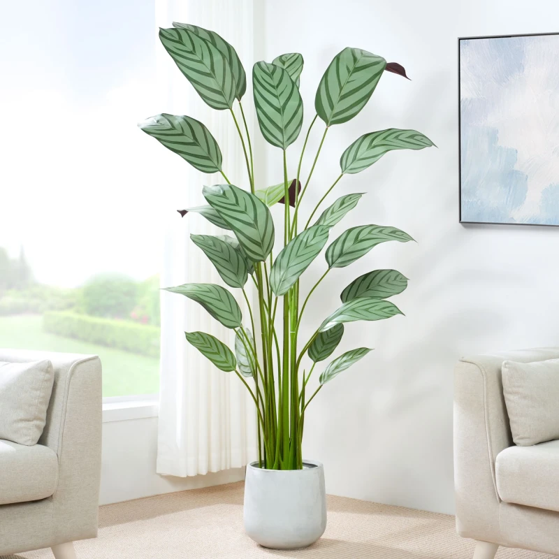 Image of MCC DIRECT Decorative Artificial Bird of Paradise Tree with Plastic Planter and Artificial Moss 180cm AP7051