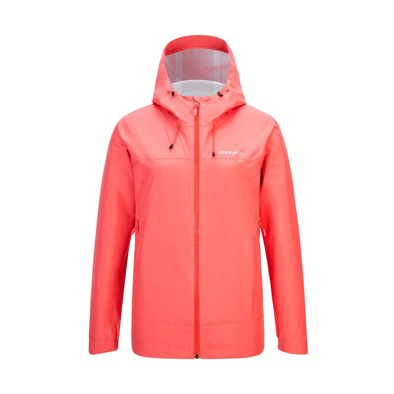 Image of Karrimor Womens Helium Windproof DWR Full Zip Waterproof Jacket Pink female 8 (36)