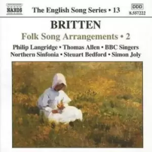 Image of Benjamin Britten - Folk Song Arrangements Vol. 2 (Joly, Bbc Singers, Langridge) CD Album - Used