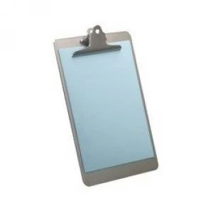 Image of Lloyd Aluminium Clipboard Foolscap Grey BF64S