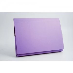 Image of Guildhall Document Wallet 14x10 315gsm Mauve PK50