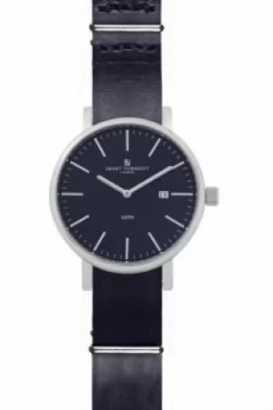 Image of Mens Smart Turnout Duke Blue Dial Watch With Blue Leather Strap Watch STK4/BL/56/W-NAV