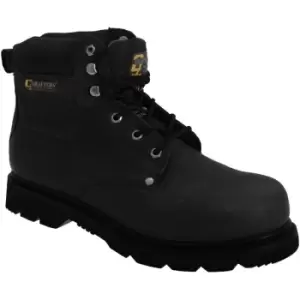 Image of Grafters Mens Gladiator Safety Boots (13 UK) (Black) - Black