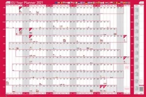 Image of Sasco Mounted EU Year Planner 2021 BX10