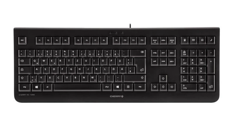 Image of Cherry CHERRY KC 1000 keyboard Universal USB QWERTY Italian Black JK-0800IT-2
