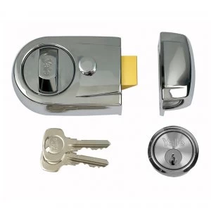 Image of Yale Contemporary Chrome Nightlatch