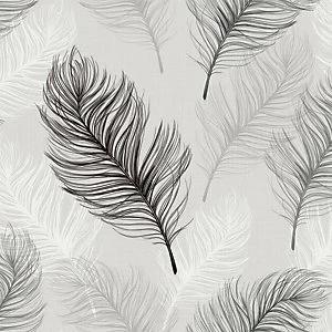 Image of Arthouse Whisper Black & White Wallpaper 10.05m x 53cm