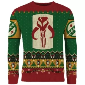 Image of Star Wars Boba Fett Christmas Jumper (Size S)