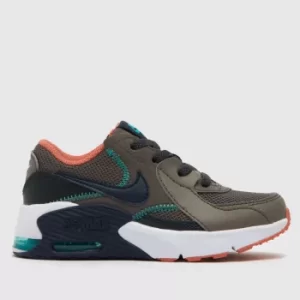 Image of Nike Khaki Air Max Excee Boys Junior Trainers