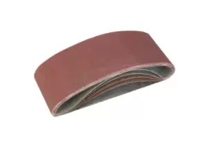 Image of Silverline 760354 Sanding Belts 75 x 457mm 5pce 40 60 2 x 80 120G