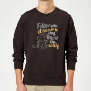 Image of Dumbo Follow Your Dreams Sweatshirt - Black