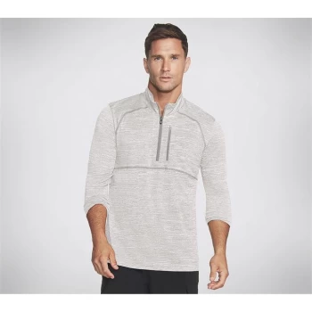 Image of Skechers On The Road quarter Zip - Grey