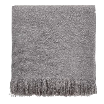 Image of Bedeck of Belfast Saffi Woven Throw - SILVER