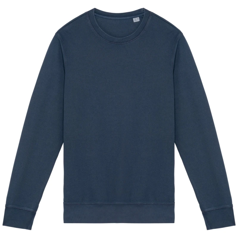 Image of Native Spirit Mens French Terry Sweatshirt in Mid Navy Size: XS Mid Navy Male XS