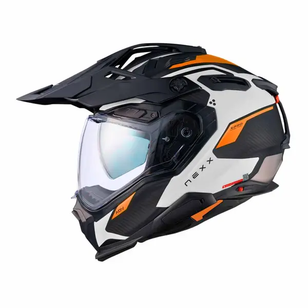 Image of Nexx X.WED3 Keyo White Orange Matt Adventure Helmet Size M